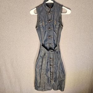 Ralph Lauren Blue Denim Midi Dress